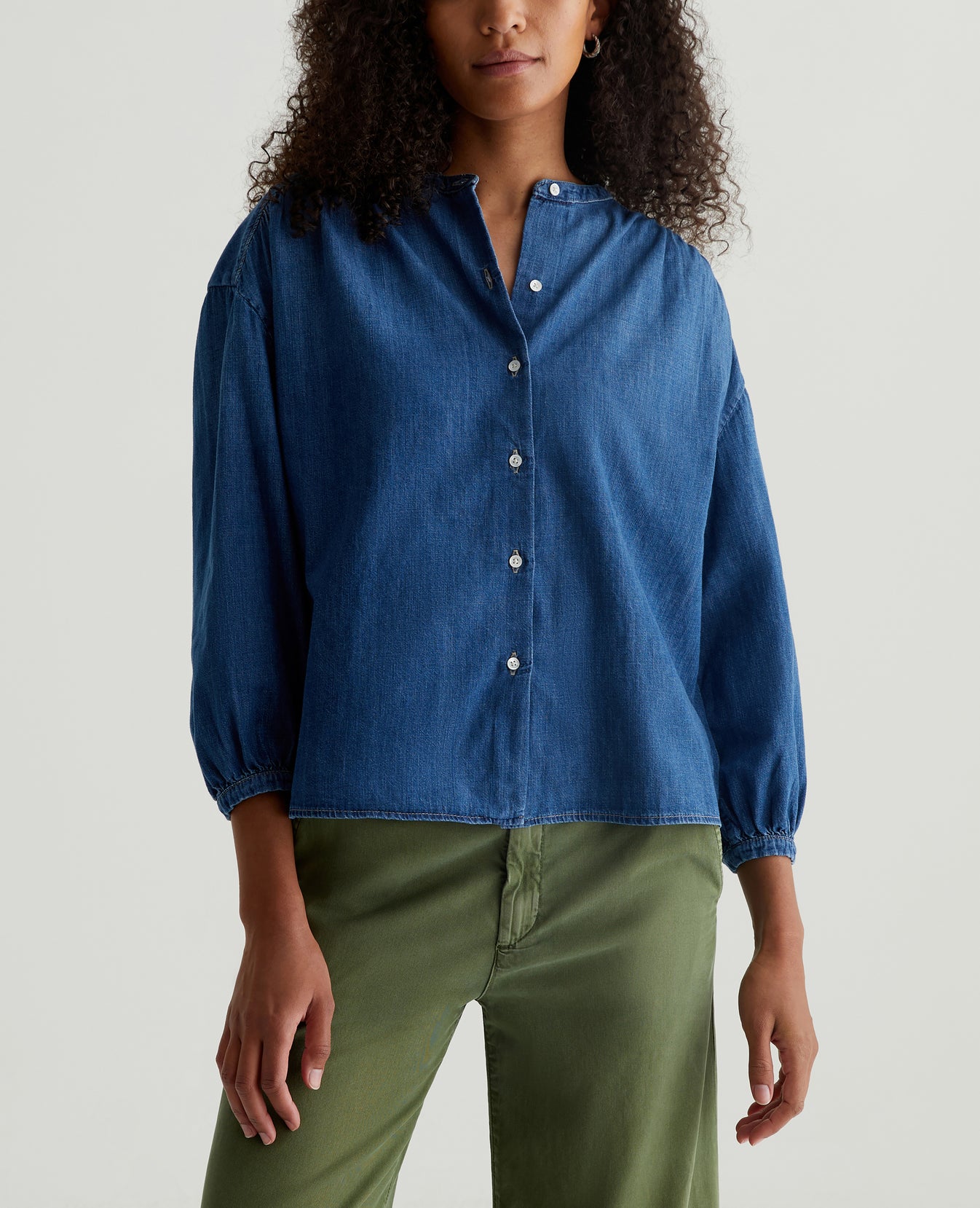 Doris Shirt Atlantic Waterfall Womens Top Photo 1