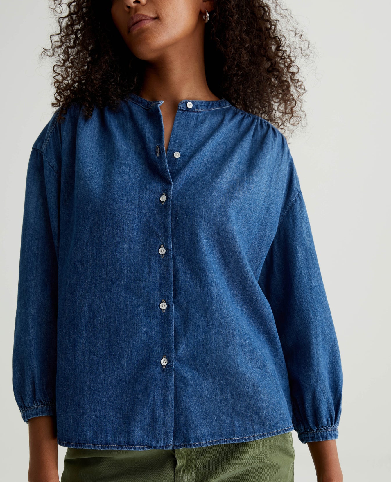 Doris Shirt Atlantic Waterfall Womens Top Photo 2