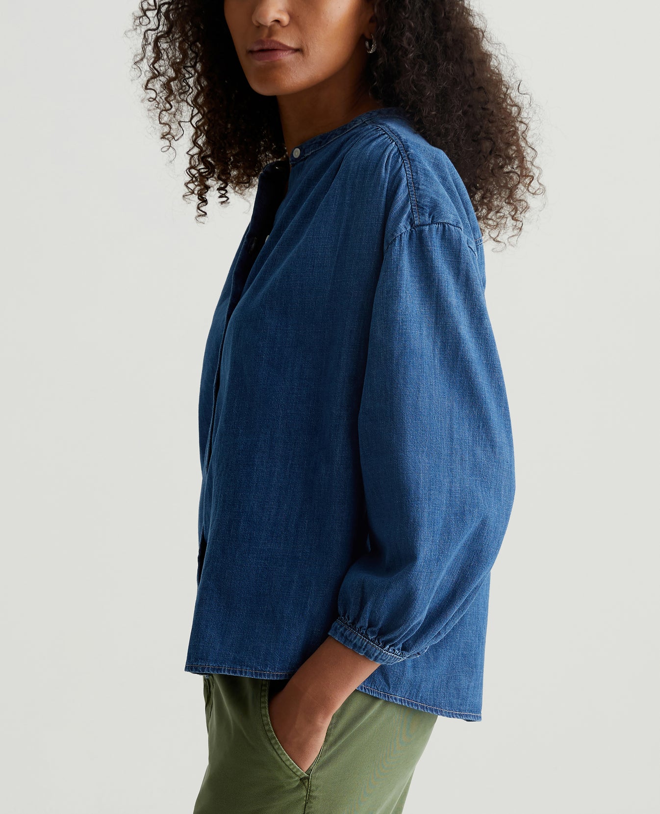 Doris Shirt Atlantic Waterfall Womens Top Photo 3