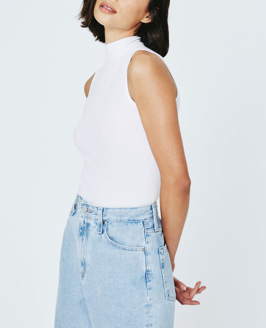 Edie Sleeveless Turtleneck