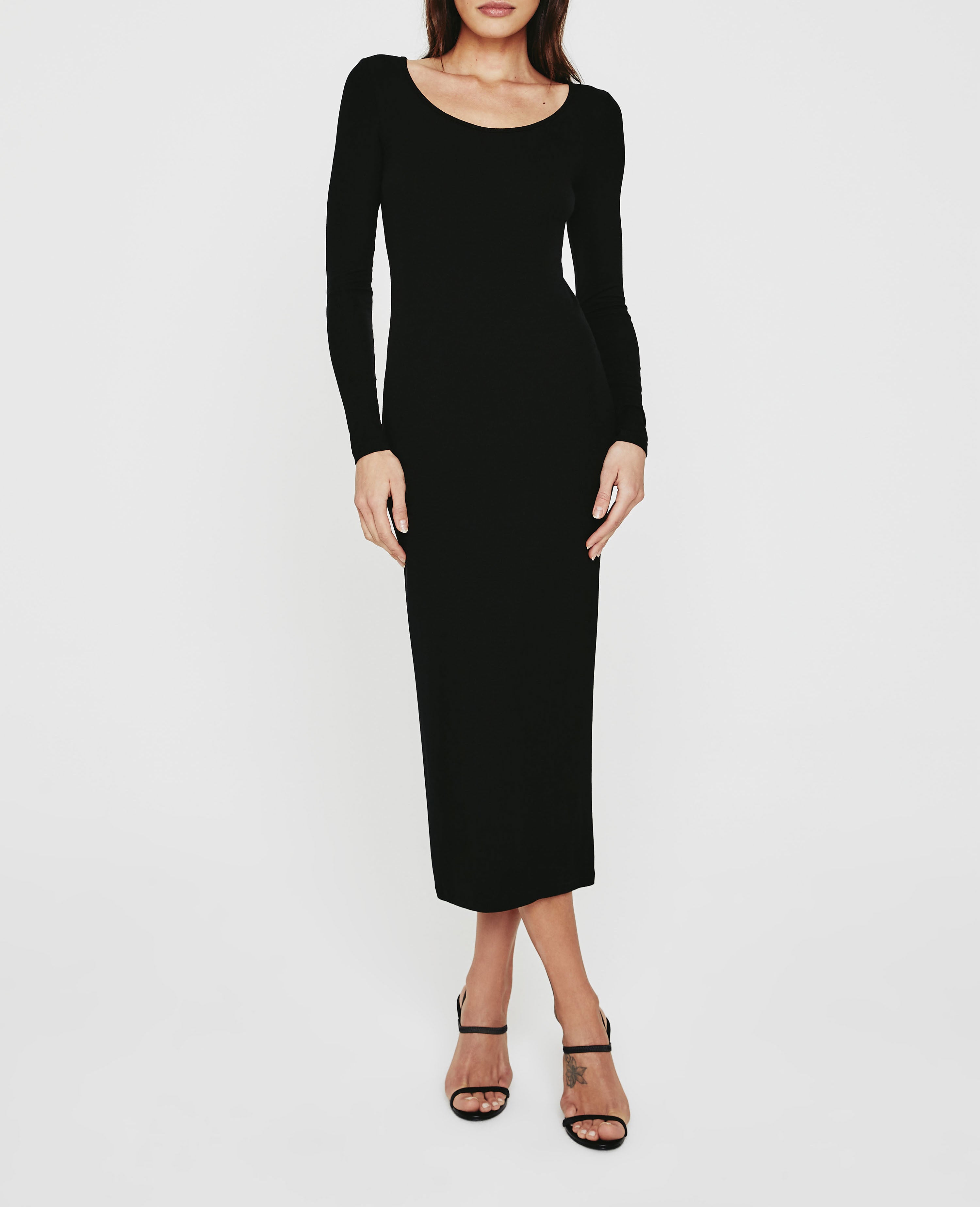 long sleeve ballet dress AG Jeans Angela Neck Dress, Women's, Black, S or dress Size:3XL(Fit for EU 48-50, US 18-20, UK 22-24, AU 20-22) Women's Halter Neck Dress deep V-neck dress