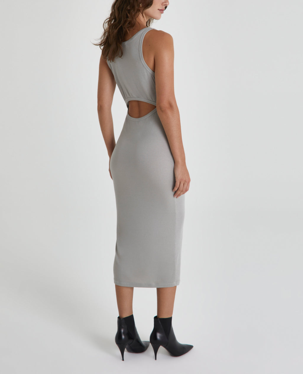 Trey Dress Florence Fog Rib Dress Women Onepiece Photo 5