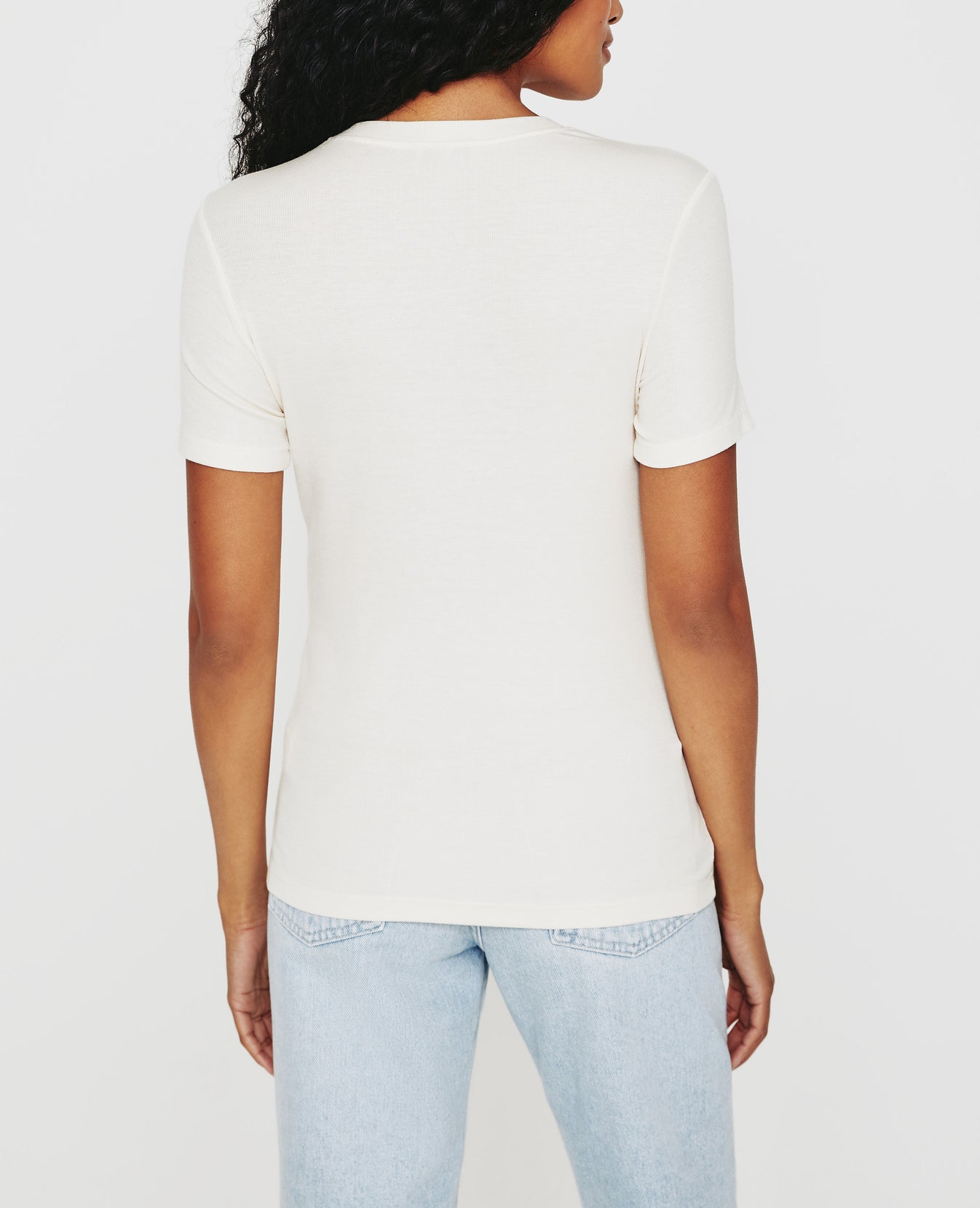Gray Boy Tee White Cream Womens Top Photo 6