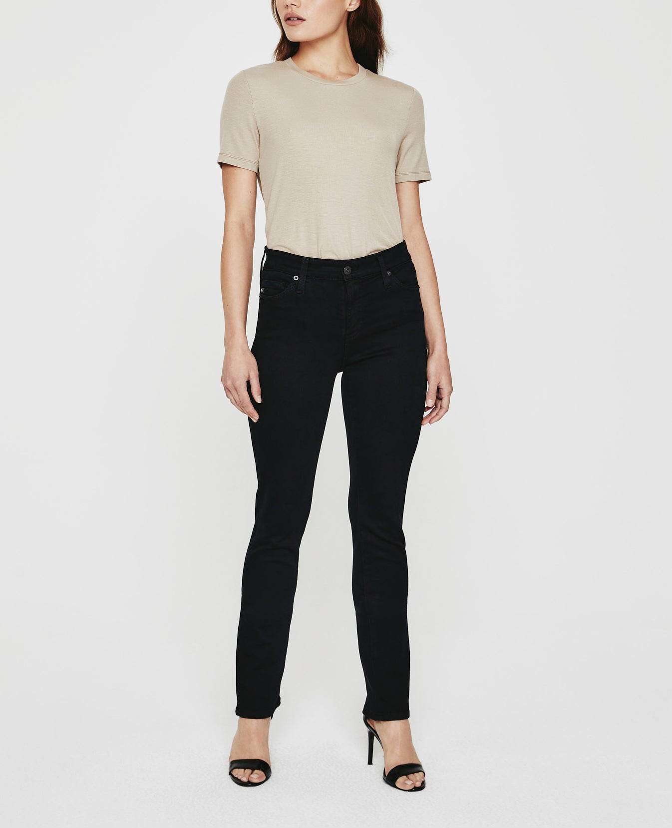 Gray Boy Tee Wild Taupe Slim Crew Neck Women Tops Photo 2