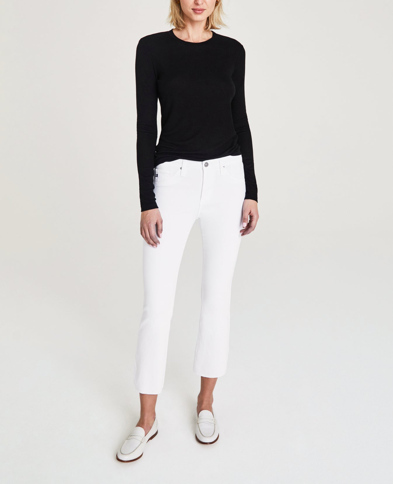 LB Shirt True Black Fitted Long Sleeve Tee Women Tops Photo 4