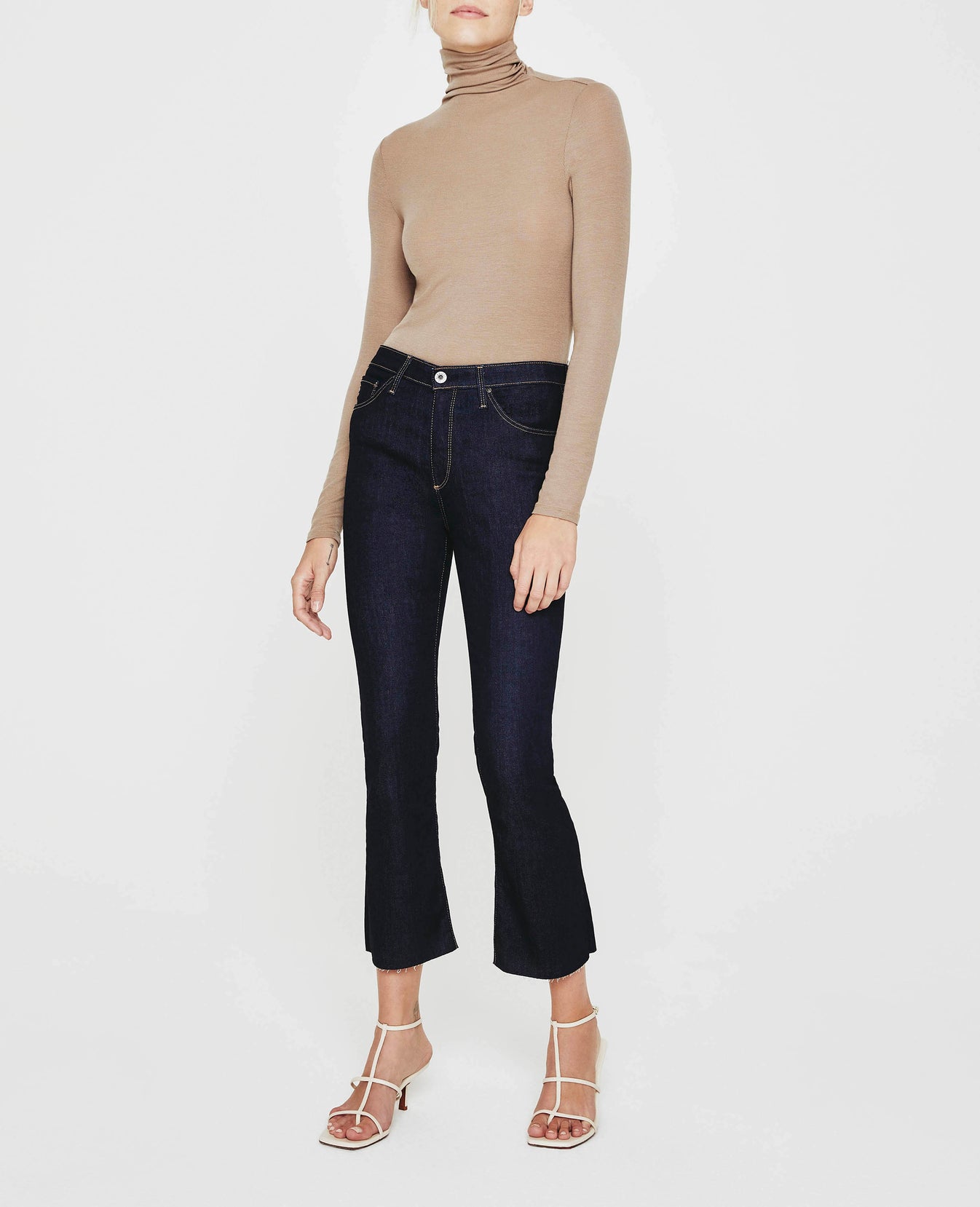 Chels Turtleneck Birch Bark Slim Turtleneck Women Tops Photo 7