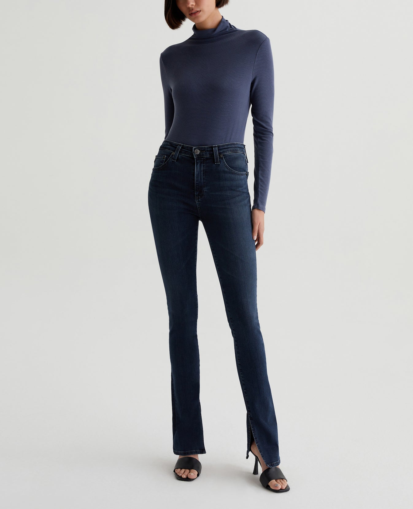 Chels Turtleneck Blue Note Womens Top Photo 2