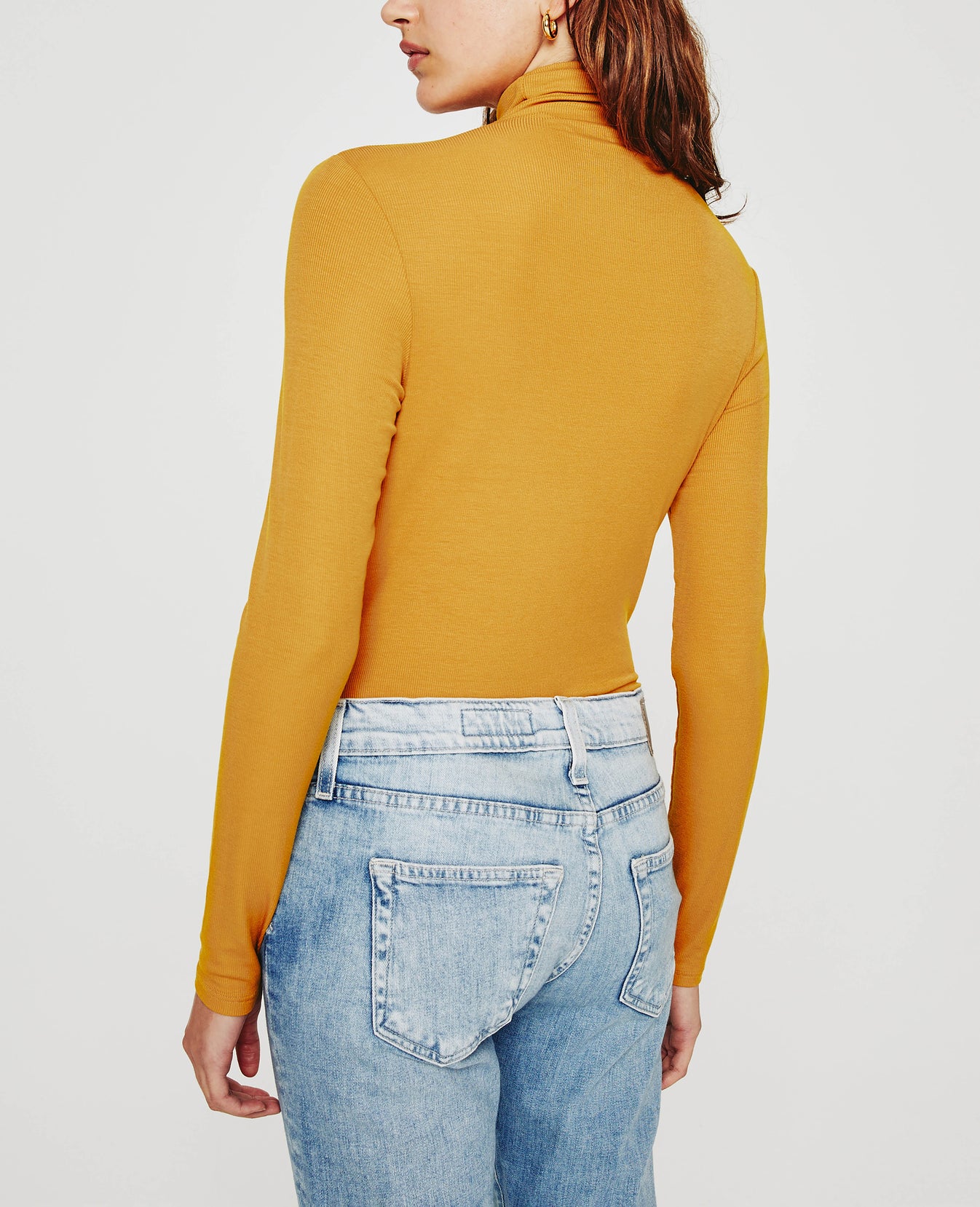 Chels Turtleneck Modern Copper Slim Turtleneck Women Tops Photo 5