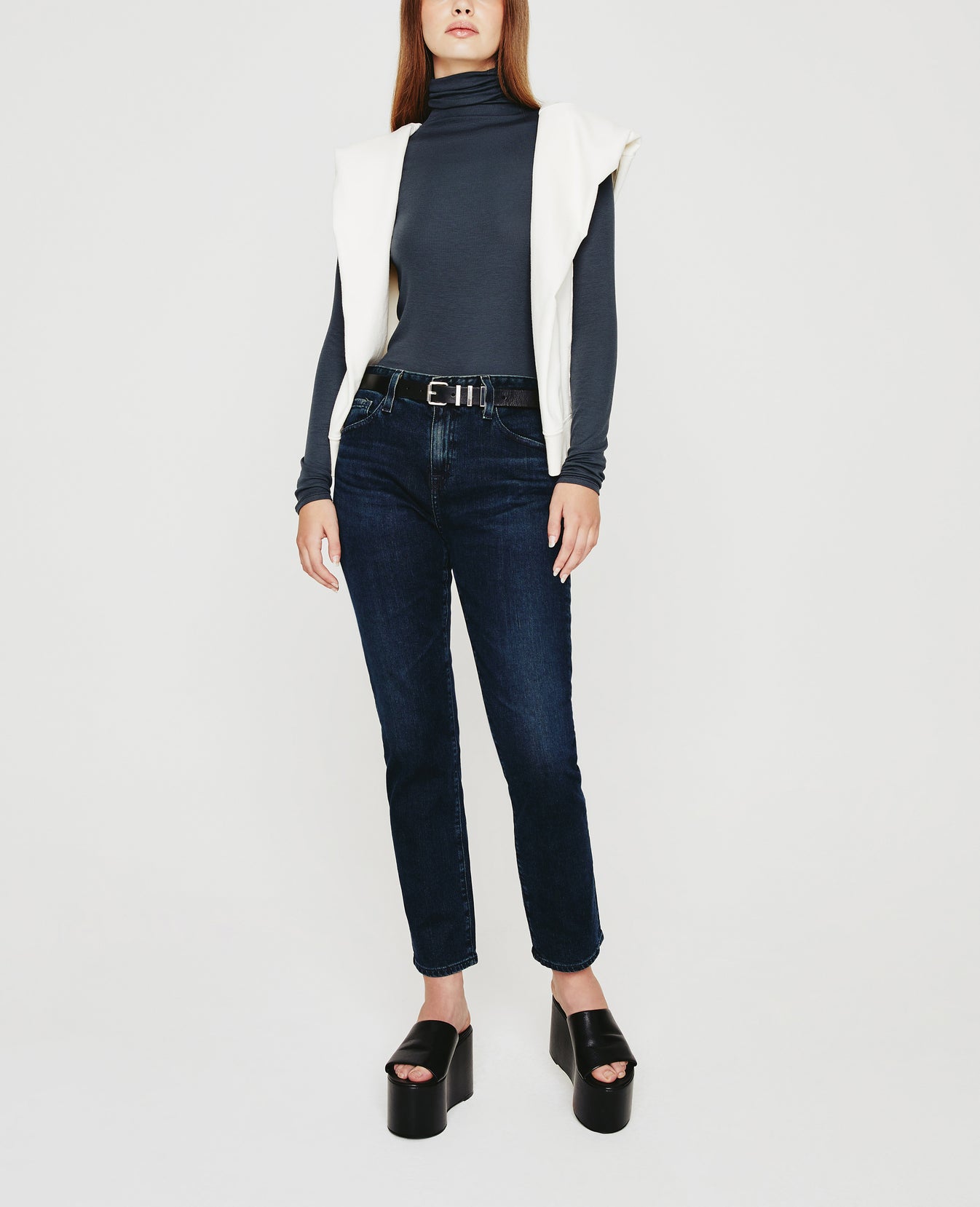 Chels Turtleneck Twilight Canal Womens Top Photo 3
