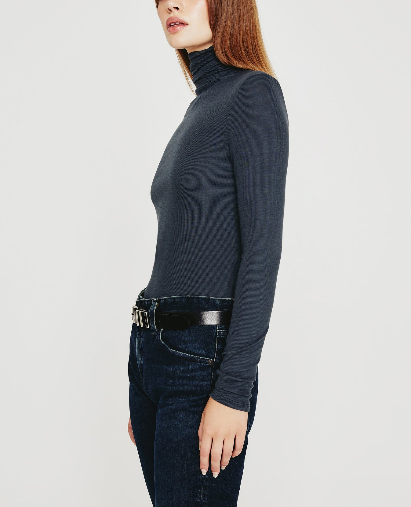 Chels Turtleneck Twilight Canal Womens Top Photo 4