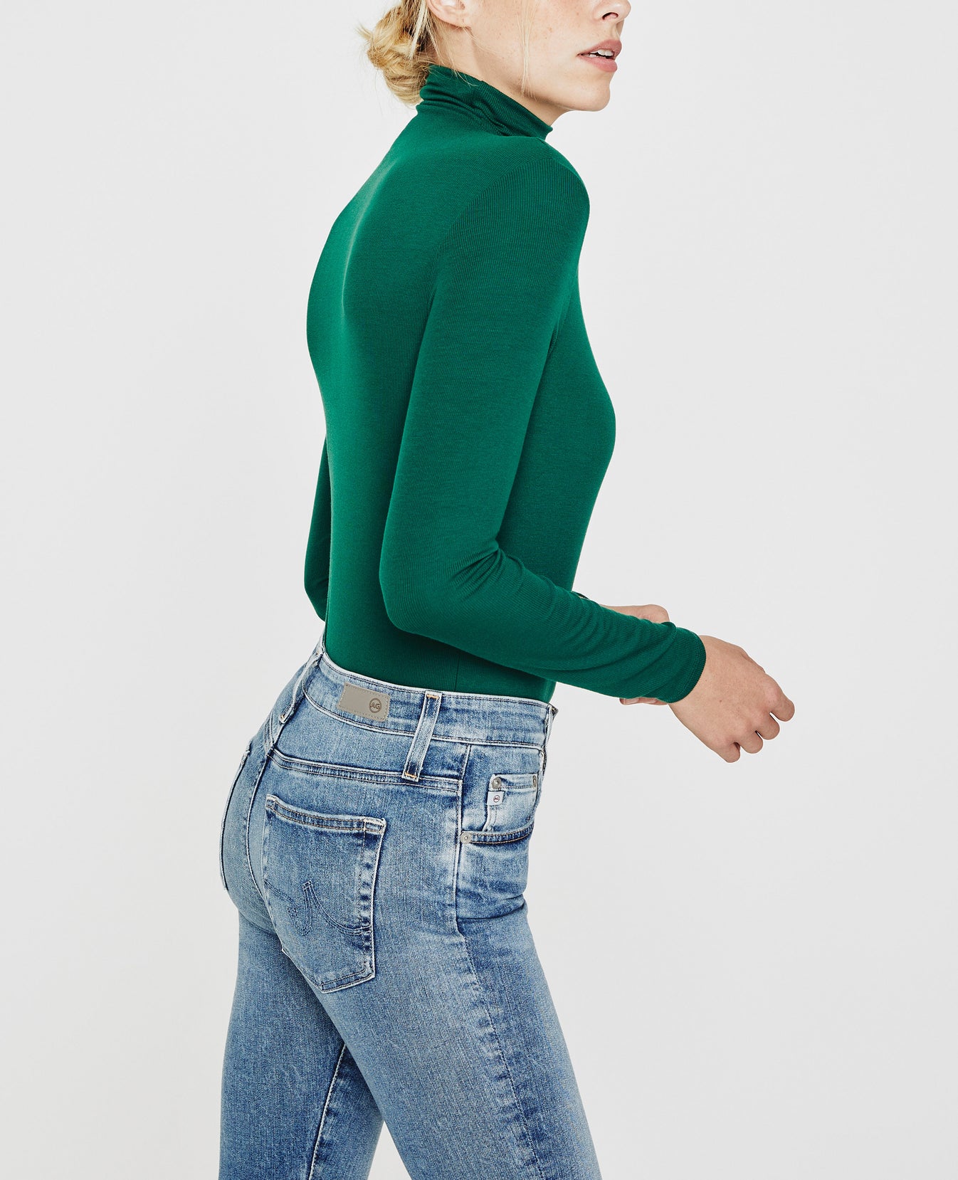 Chels Turtleneck Village Pine Slim Turtleneck Women Top Photo 4