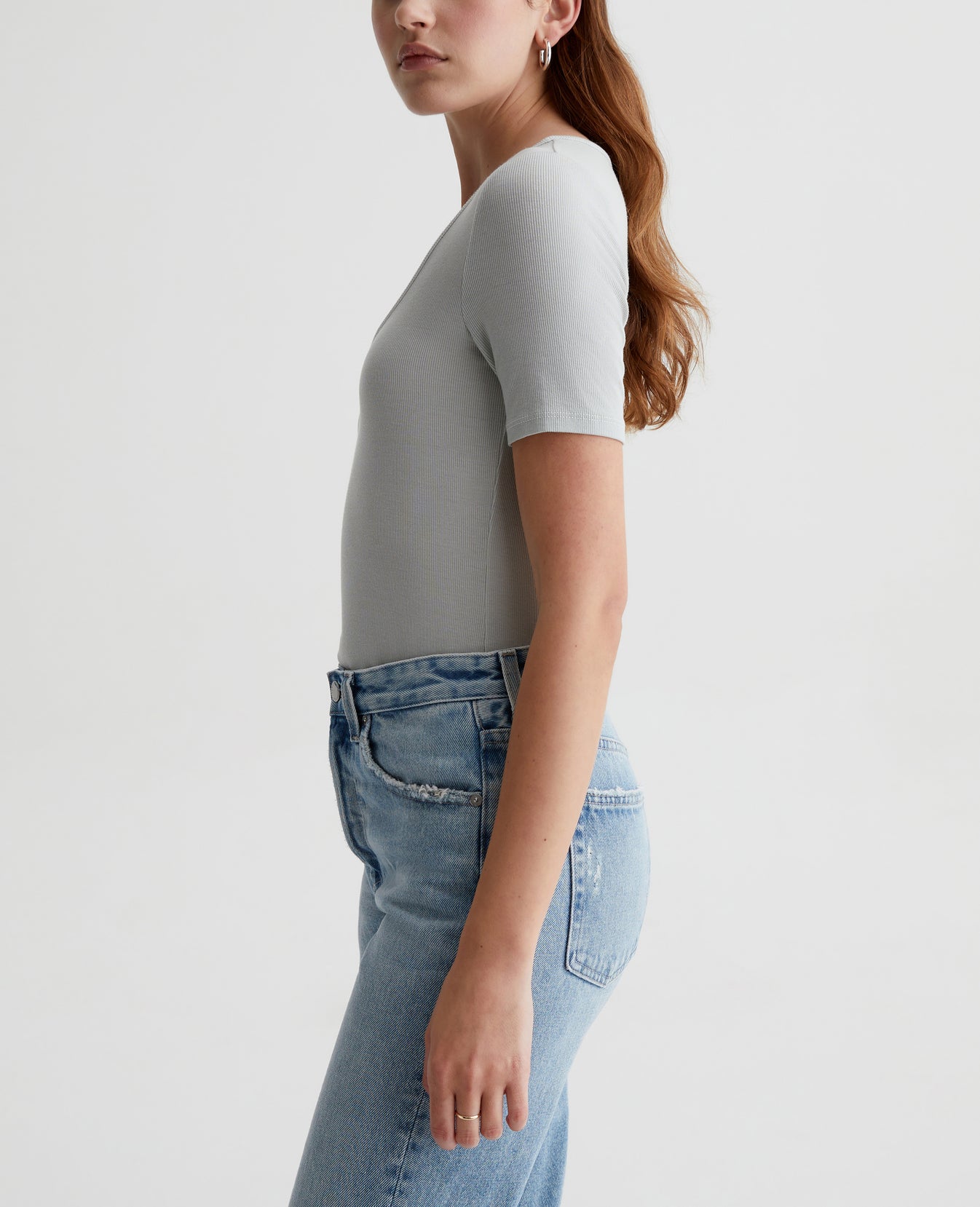 Jaxon Scoop Fresh Sage Womens Top Photo 5