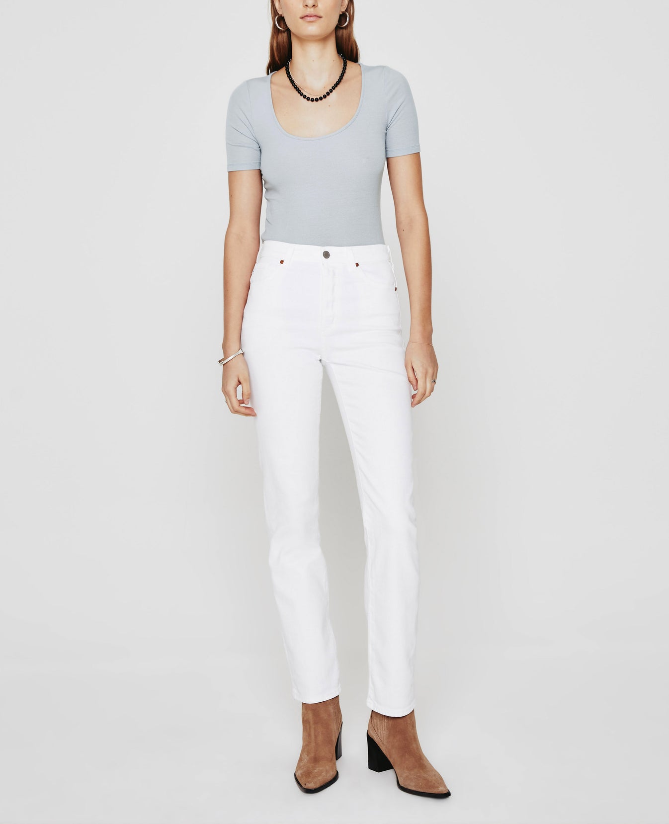 Jaxon Scoop White Sands Womens Top Photo 4