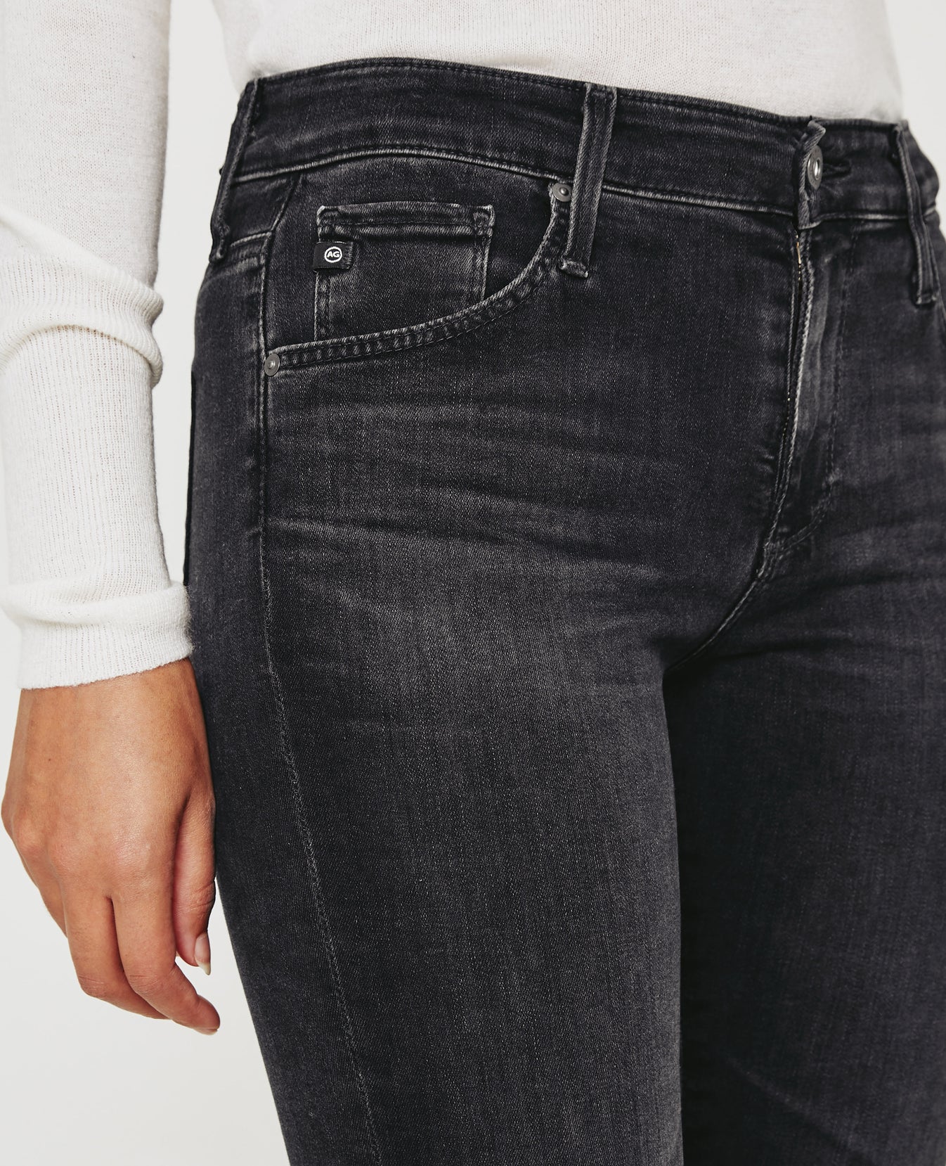 Farrah Skinny Ankle Melodic Womens Bottom Photo 3