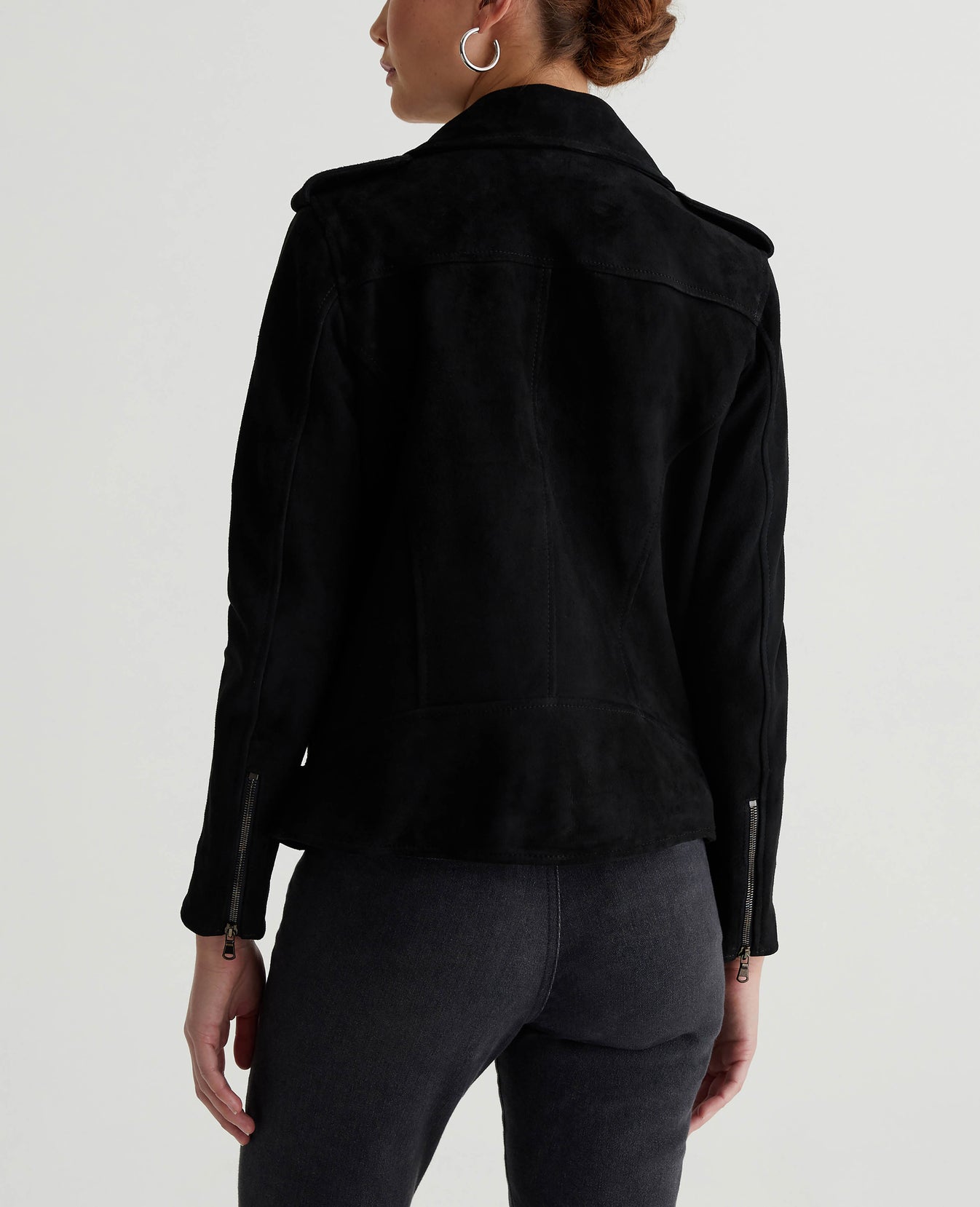 Reese Moto Jacket True Black Womens Top Photo 6