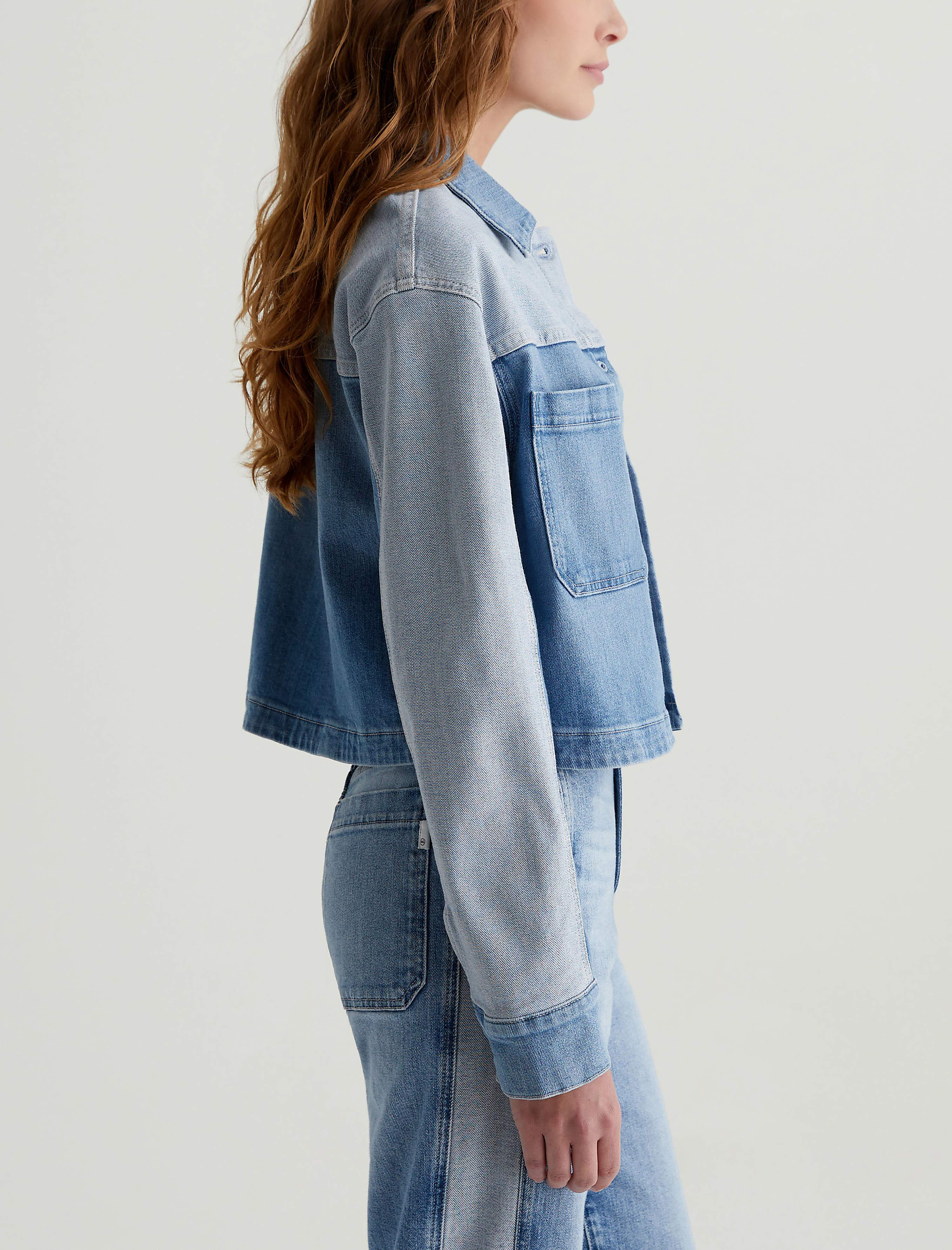 Juliana Wanderlust Colorblock Shirt Jacket Women Top Photo 3