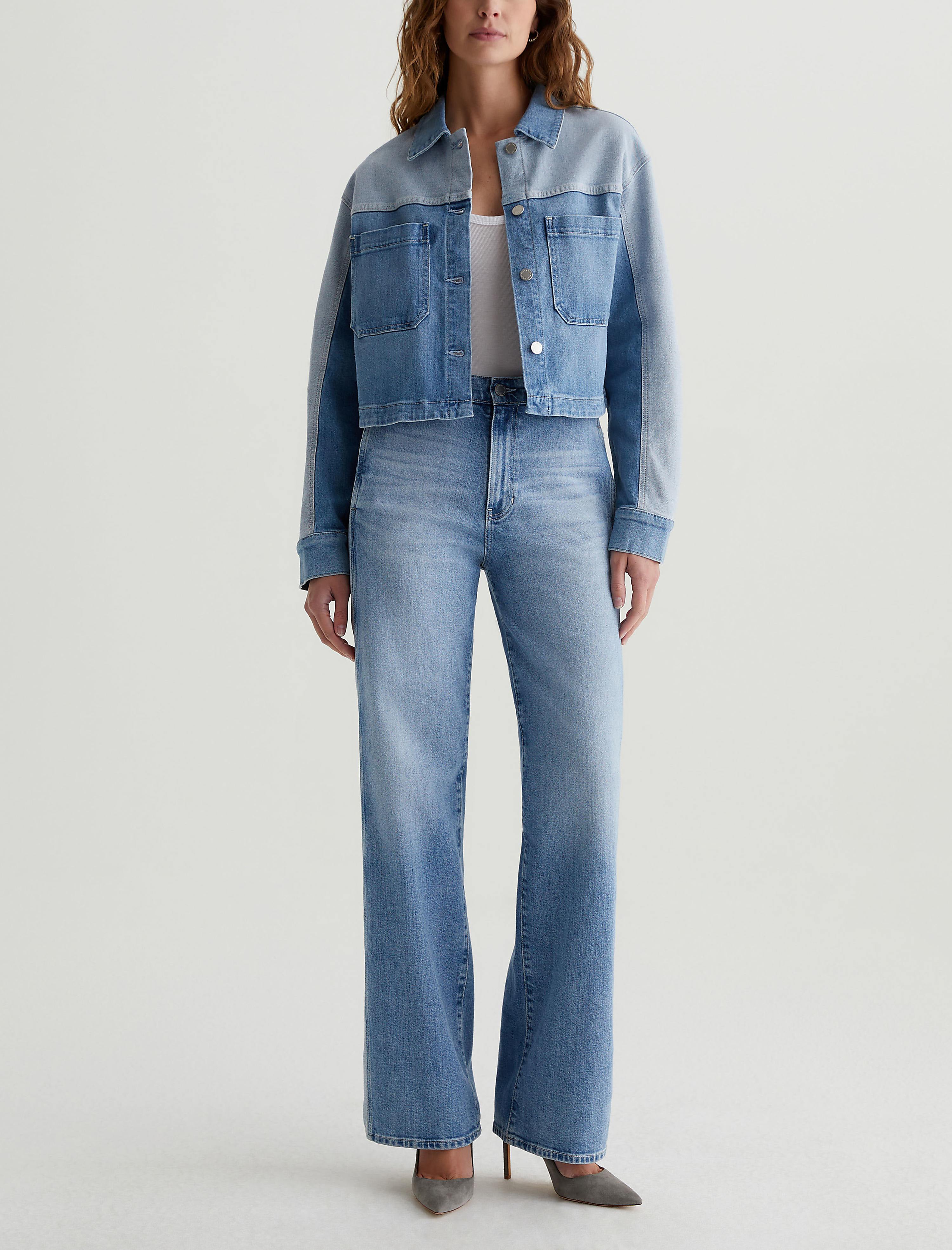 Juliana Wanderlust Colorblock Shirt Jacket Women Top Photo 4