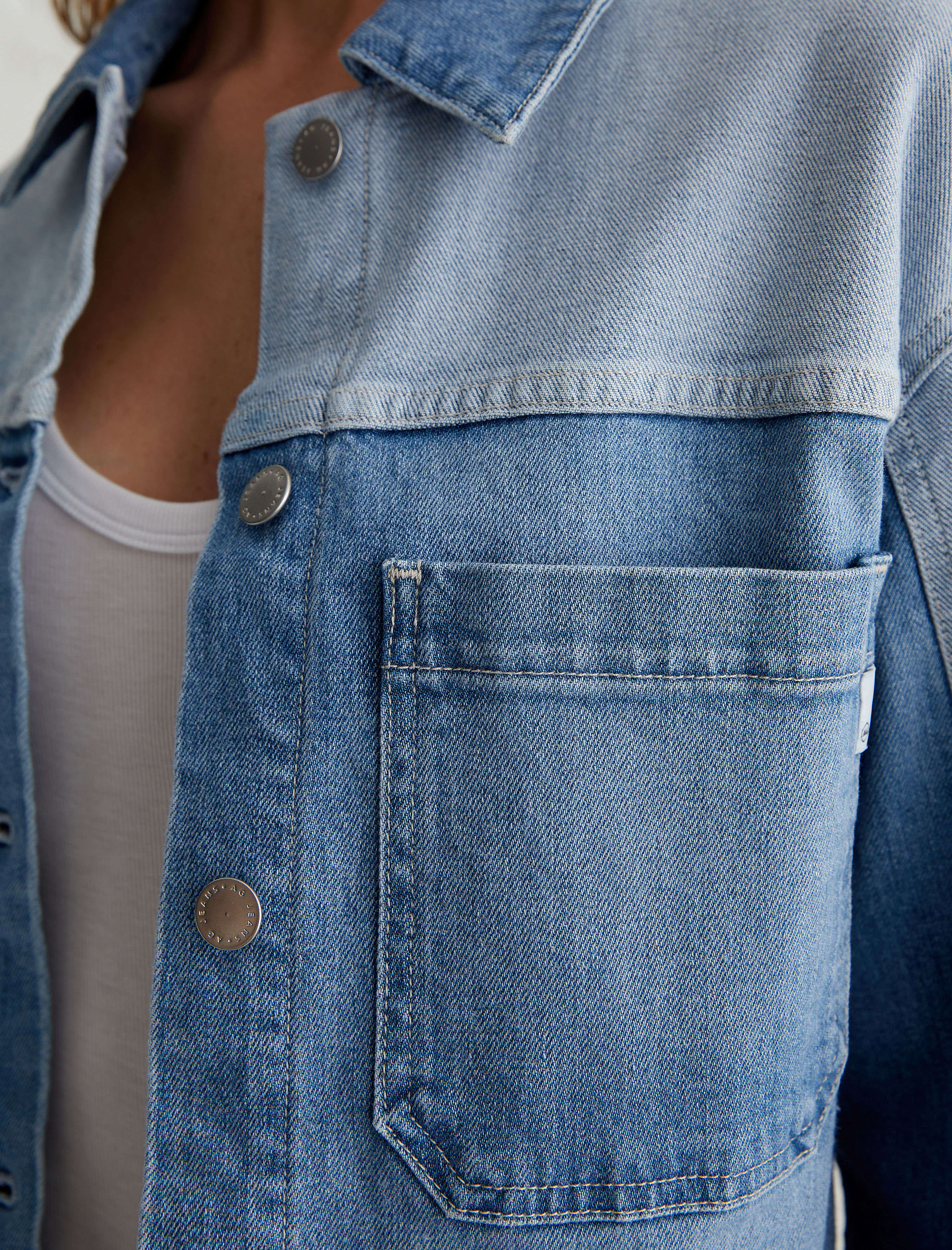 Juliana Wanderlust Colorblock Shirt Jacket Women Top Photo 5