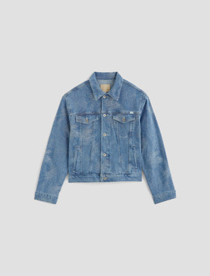 Ramie Waves Oversized Trucker Jacket Women Top Photo 9