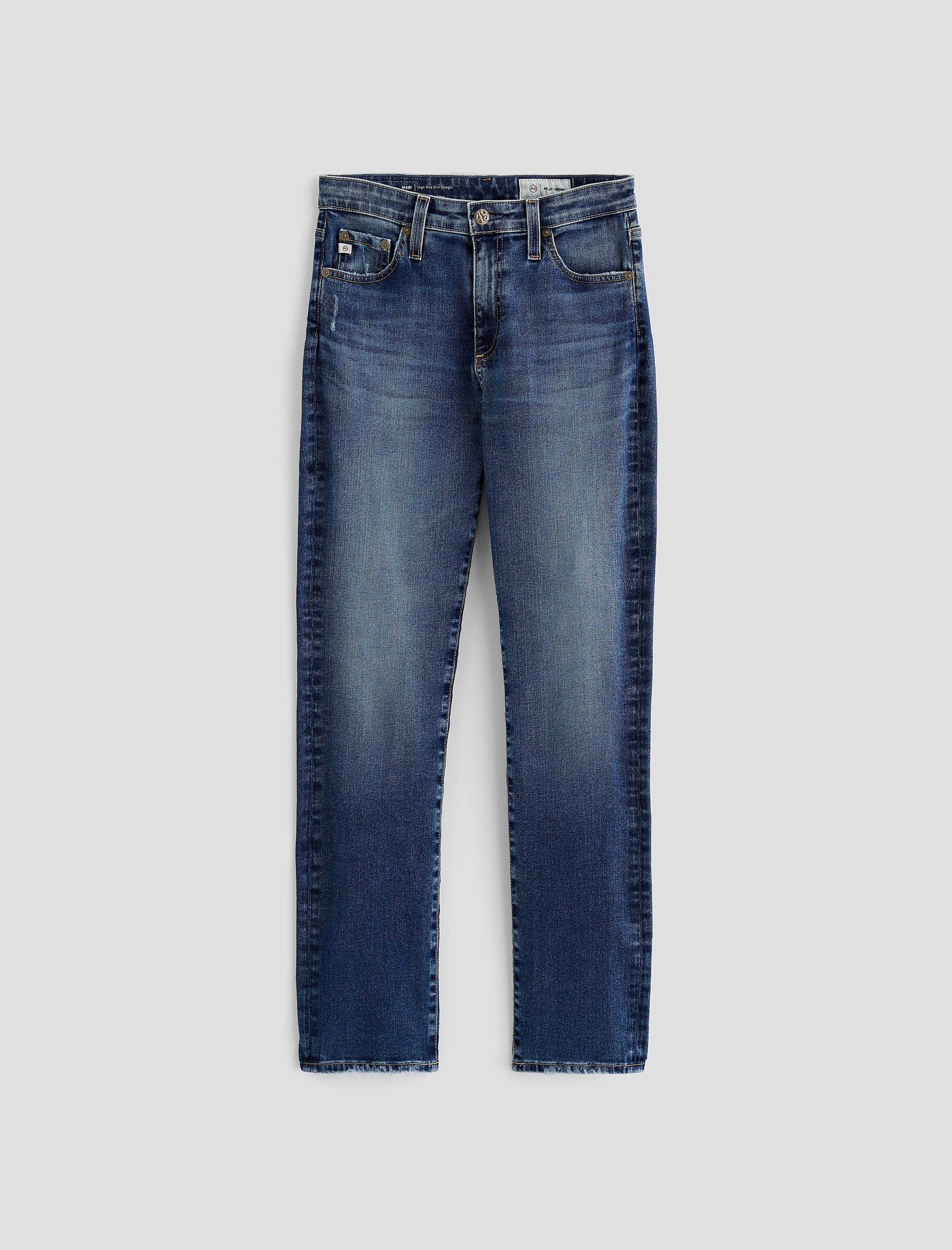 AG Adriano Goldschmied The Mari High Rise Straight Leg Jean For Women